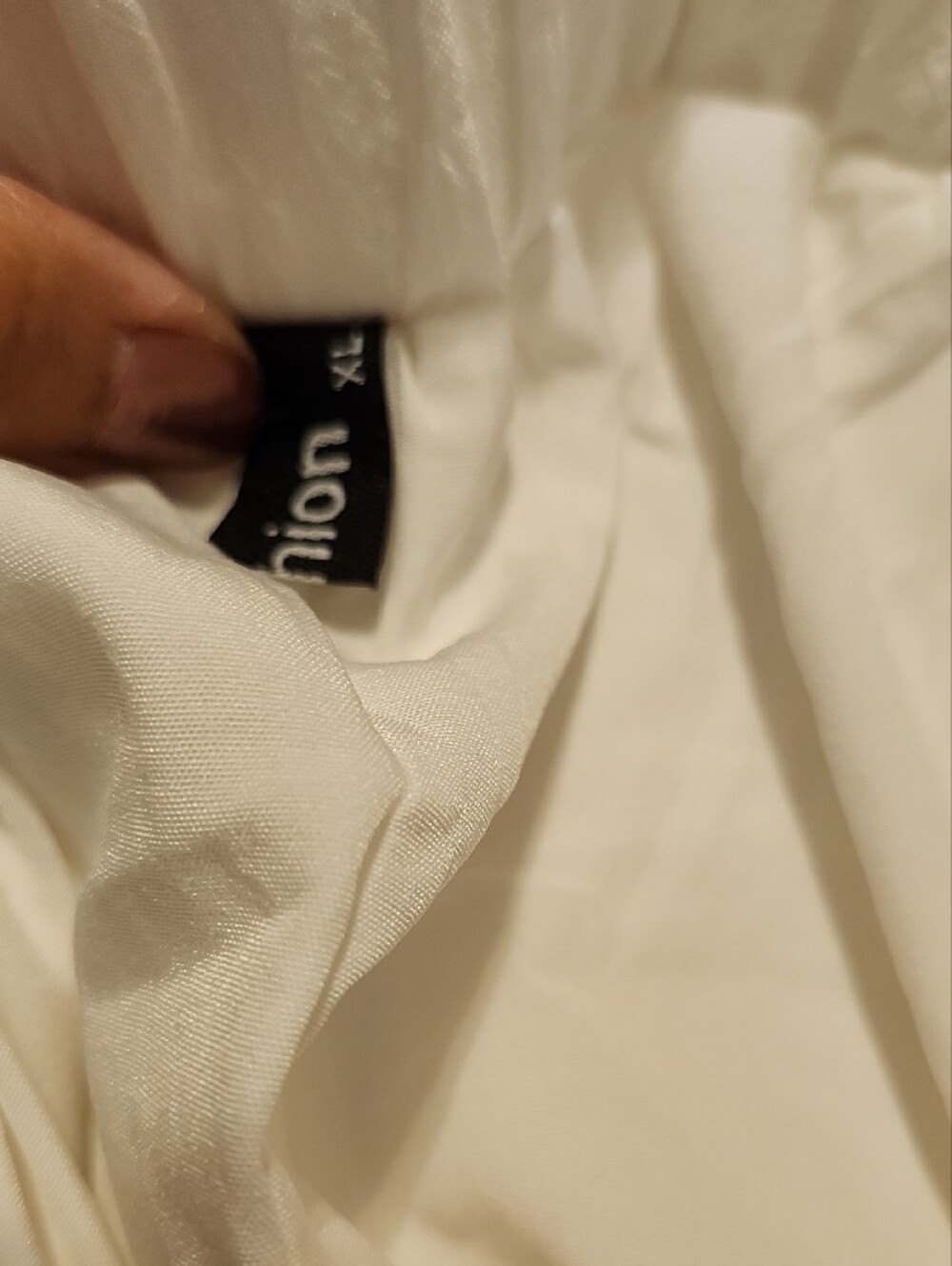 Women's White Tiered Maxi Skirt with Ruffle Details - Picture 5 of 7